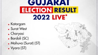 GUJARAT ASSEMBLY ELECTION RESULT 2022: BJP Creates History in Surat West, Choryasi, Bardoli, Katargam, Mahuva, Vyara