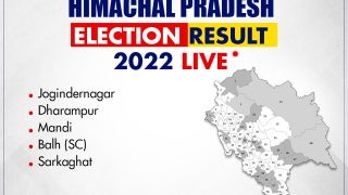 Himachal Election Result 2022 Updates: BJP Wins Jogindernagar, Dharampur, Mandi, Balh (SC), Sarkaghat