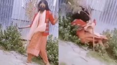 Ladki Ka Dance: प्रेमी को मनाने के लिए डांस करने लगी लड़की, मगर खुद ही धड़ाम से गिर पड़ी | Pics