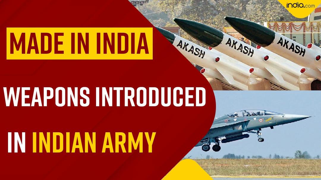 Top 5 Indigeously Developed Weapons In Indian Army, Watch List In The Video