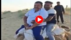 Funny Video Today: साथ-साथ ऊंट की सवारी करने पहुंचे दो दोस्त, मगर जानवर ने जो किया पेट पकड़कर हंसेंगे- देखें वीडियो