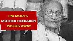 PM Modi's Mother Heeraben Passes Away At 100, PM Performs Last Rites, Carries Mortal Remains Of Late Mother - Watch Video