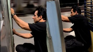 Sonu Sood Posts Video Of Him Sitting By The Door Of A Moving Train, Railway Police Say This