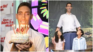 Watch: World's Tallest Man, Sultan Kosen, Celebrates 40th Birthday. Here's His Viral Story