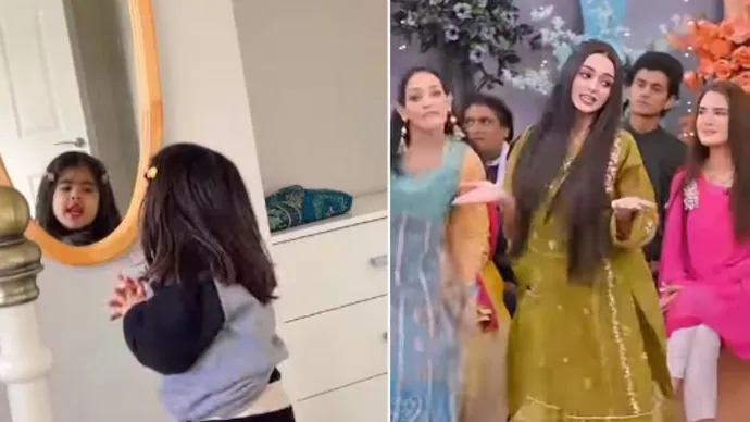 Viral Video: Little Girl Performs Mera Dil Ye Pukare Aaja Like Pakistani  Girl In Front of Mirror. Watch