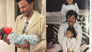 Sonam Kapoor Gives a Glimpse of Her Son Vayu in Adorable Pic With Anil Kapoor on His Birthday, See