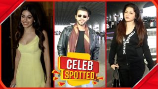 Celeb Spotted: Alaya F Looks Super Hot In Short Yellow Dress, Stebin Bin Looks Dapper In Black Casuals | Watch Video