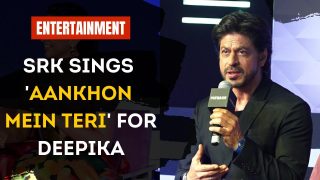 Pathaan Success: Shahrukh Khan Sings LIVE Song For Deepika Padukone, You Will Say Aww