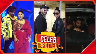 Deepika Padukone And Ranveer Singh Walked Hand In Hand At Airport, Fans Get Crazy As They Twinned In Black- Watch