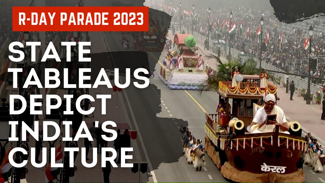 Republic Day 2023 Parade Highlights: State Tableaus Depict India's Culture | Watch Video