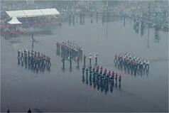 Beating Retreat Ceremony Concludes At Vijay Chowk With 'Saare Jahan se Achha'