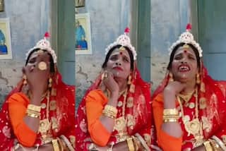 Video of Ranu Mondal Dressed as Bengali Bride and Singing 'Yeh Kya Hua, Kaise Hua' Stuns Netizens | WATCH