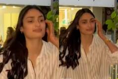 Newlywed Athiya Shetty Exudes Marital Glow in Basic Shirt And Ripped Pants
