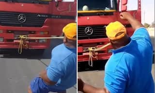 Viral Video: Egypt Man Pulls 15,730 Kg-Truck With Teeth, Sets Guinness World Records | Watch