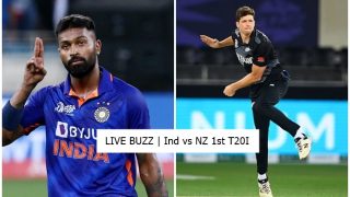 LIVE BUZZ | India vs New Zealand, 1st T20I Updates: Hardik Pandya-Led India Eye Opening Win