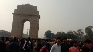 Delhi Police Block Roads As Massive Crowd Throngs At India Gate On New Year 2023