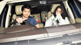 Janhvi Kapoor Blushes While Enjoying Car Ride With Rumoured Boyfriend Shikhar Pahariya, Fans Slam Paparazzi to Give Space, Watch
