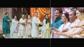 Mukesh Ambani-Nita Ambani Dance to 'Waah Waah Ram Ji' at Son's Engagement, And Salman Khan Was Also There! Watch