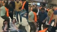 Pathaan Controversy: Fringe Group Protests Against SRK-Deepika, Tears Down Posters in Ahmedabad Mall - See Pics