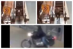 Viral Video: Biker Rides Down Escalator And Escapes Just Like A Hollywood Stunt | Watch