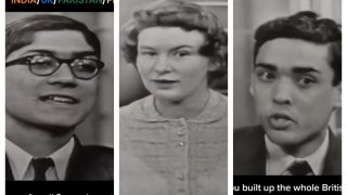 Indian And Pakistani Students Together Roast English Moderator During 1957 Debate | Watch Viral Video