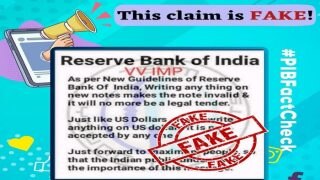FACT CHECK: Does Writing Anything on Note Make it Invalid? Know The Truth Here