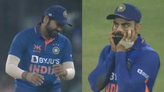 Rohit Sharma, Virat Kohli Gutted After Ishan Kishan Misses Easy Stumping During Ind-NZ 3rd ODI; Video Goes VIRAL | WATCH