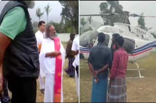 BREAKING: Sri Sri Ravi Shankar's Helicopter Makes Emergency Landing at Sathyamangalam, Video Emerges