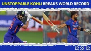 Ind Vs SL 3rd ODI: Virat Kohli Breaks The World Record For Most ODI Hundreds Scored At Home - Watch Video