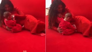 Priyanka Chopra Snuggles Daughter Malti For a Magazine Shoot, The Adorable Duo Wins Hearts in Red- WATCH