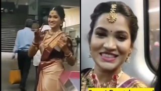 Viral Video: Bengaluru Traffic Woes Peak As Bride Takes Metro To Avoid Traffic | WATCH