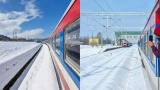 Railway Minister Shares Breathtaking Images Of Snow-Clad Railway Line, Can You Guess The Station?