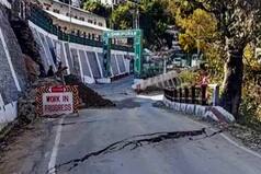 Joshimath: All Construction Activities Halted, Choppers On Standby; CM Dhami Inspects Affected Areas
