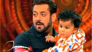 Salman Khan Turns Babysitter For Bharti Singh's Son Golla, Gifts Him Trademark Bracelet - Video