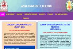 TANCET 2023 Hall Ticket Likely on March 11; Syllabus, Previous Year Question Paper Here