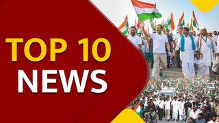 Top 10 News: Rahul Gandhi's Bharat Jodo Yatra To Reach Panipat, Rahul Gandhi Can Come To Meet Mother Sonia Gandhi In Hospital - Watch