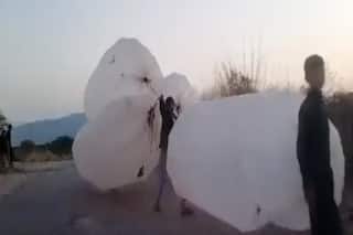 Watch: Pakistanis Stores Cooking Gas In Plastic Balloons As Economic Crisis Grips Nation | Viral Video Here