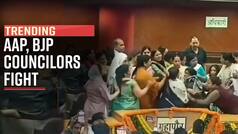 AAP vs BJP: Councilors Fight, Exchange Blows Inside MCD House
