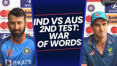 India vs Australia 2nd Test: Cheteshwar Pujara Vs Pat Cummins, War Of Words - Watch Video