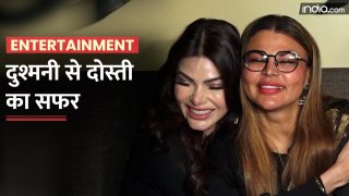 Rakhi - Sherlyn Friendship: राखी और शर्लिन की दुश्मनी से दोस्ती तक का सफर | Watch Video