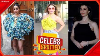 Aqua Women बनी Urfi Javed अजीबोगरीब नीली ड्रेस में ढाया कहर, Rakhi Sawant का प्रिटी लुक देख हो जाएंगे कायल | Watch Video