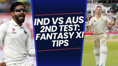 Ind vs Aus 2nd Test: Fantasy XI tips, Match Prediction & Interesting Stats - Watch Video