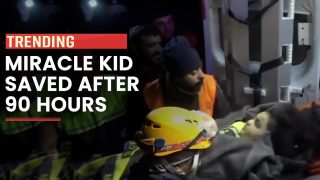 Turkey-Syria Earthquake: 'Miracle' Kid Saved From Rubble after 90 hours - Watch Video