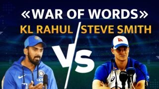 War of Words: KL Rahul vs Steve Smith | IND vs AUS | Border-Gavaskar Trophy - Watch Video