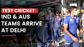 IND Vs AUS 2nd Test: Indian And Australian Teams Arrive At Delhi - Watch Video
