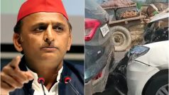 Akhilesh Yadav Convoy Accident: बाल-बाल बचे अखिलेश यादव- काफिले में बड़ा हादसा; आपस में टकराईं गाड़ियां; कई घायल