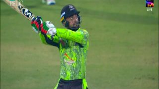 PSL 2023: Rashid Khan's Helicopter Shot Sails 99 Metres Against Islamabad United | WATCH VIDEO