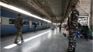 Video: Cop Saves Woman, Child Who Slipped While Deboarding Moving Train in Kanpur