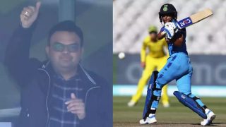 Jay Shah's Reaction After Harmanpreet Kaur's Fifty During Ind-Aus Women's T20 World Cup Semi-Final Goes Viral | WATCH