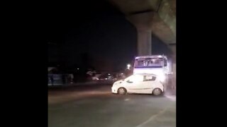 Video: Drunk Bus Driver Hits Several Vehicles, Drags Car For 3 KM In UP's Meerut, Arrested